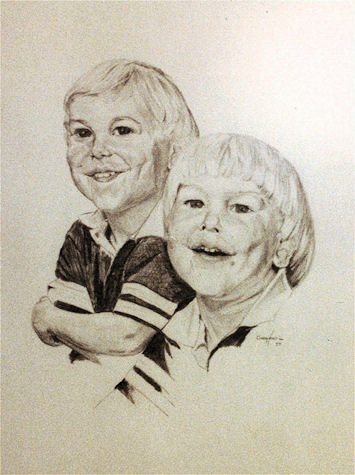 Portrait of A Friends Two Sons